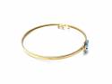 9ct Yellow Gold Fish Baby Bangle