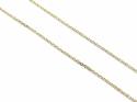 9ct Yellow Gold Fine Rolo Chain 20-22 inch