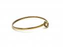 9ct Yellow Gold Dolphin Bangle