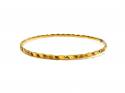 18ct Yellow Gold Stacker Bangle