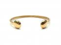 9ct Yellow Gold Heavy Torque Bangle