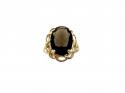 9ct Yellow Gold Smokey Quartz Ring