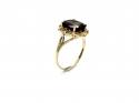 9ct Yellow Gold Smokey Quartz Ring