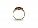 9ct Ruby & Diamond Cluster Ring