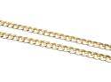 9ct Yellow Gold Flat Curb Chain