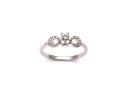 9ct White Gold Diamond Cluster Ring