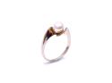 9ct Yellow Gold Pearl Solitaire Ring