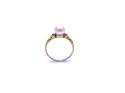 18ct Yellow Gold Pearl Solitaire Ring