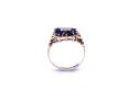 9ct Sapphire & Diamond Cluster Ring