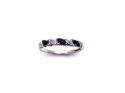 9ct Sapphire & Diamond Eternity Ring