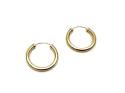 9ct Yellow Gold Sleeper Hoop Earrings