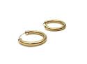 9ct Yellow Gold Sleeper Hoop Earrings