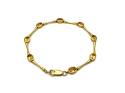 18ct Yellow Gold Quartz Bracelet