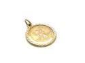 9ct Yellow Gold St Christopher Pendant