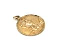 9ct Yellow Gold Ste Christopher Pendant