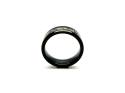 Tungsten Black Carbon Fibre Yellow IP Celtic Ring