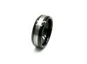 Tungsten Carbide & Black IP Plating Ring