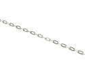 Silver Paperchain Link Heart Anklet