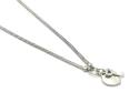 Silver CZ Heart & Key Pendant & Chain