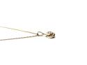 9ct Yellow Gold CZ Pendant & Chain