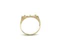 9ct Yellow Gold Curb Design DAD Ring