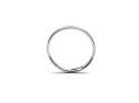 9ct White Gold Plain Wedding Ring 2mm