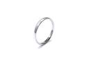 9ct White Gold Plain Wedding Ring 2mm