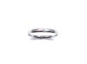 9ct White Gold Plain Wedding Ring 2mm