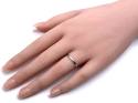 9ct White Gold Plain Wedding Ring 2mm