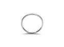 9ct White Gold Plain Wedding Ring 2mm