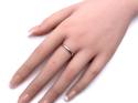 9ct White Gold Plain Wedding Ring 2mm