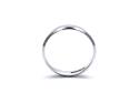 9ct white Gold Plain Wedding Ring 4mm