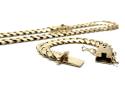 9ct Heavy Curb Chain & Bracelet Set