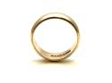 9ct D Shaped Wedding Ring 6mm