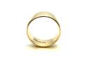 9ct Flat Shaped Wide Wedding Ring 8mm