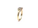 9ct Yellow Gold Diamond Cluster Ring