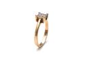 9ct Square Diamond Cluster Ring 0.25ct