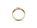 9ct Yellow Gold Diamond Pave Ring