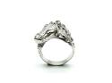 Silver Horse Head Ring