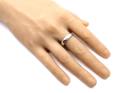 9ct White Gold Plain Wedding Ring 5mm