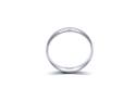 9ct White Gold Plain Wedding Ring 5mm