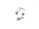 9ct White Gold Plain Wedding Ring 8mm