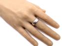 9ct White Gold Plain Wedding Ring 8mm