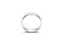 9ct White Gold Plain Wedding Ring 8mm