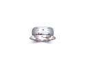 9ct White Gold Plain Wedding Ring 8mm