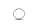 9ct White Gold Plain Flat Wedding Ring 2mm