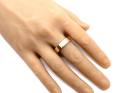 9ct Yellow Gold Plain Flat Wedding Ring 6mm