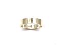 9ct Yellow Gold Plain Flat Wedding Ring 6mm