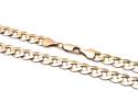 9ct Yellow Gold Curb Chain 18 inch