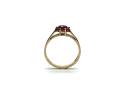 9ct Yellow Gold Synthetic Ruby Ring